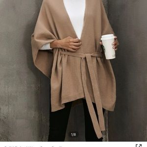 Cape cardigan